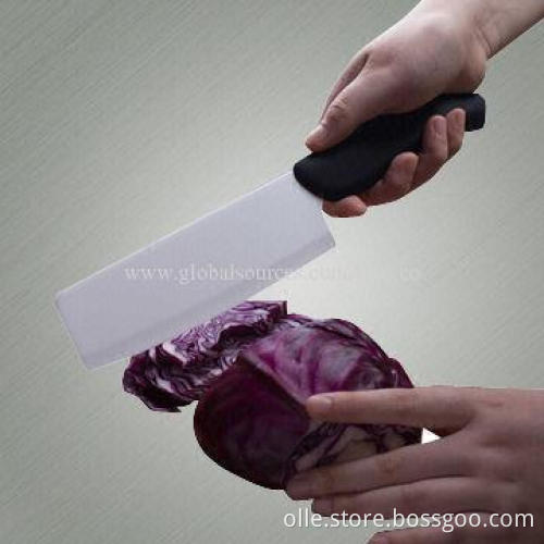 Ceramic Blade Chinese Cleaver Knife